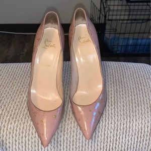 Christian louboutin heels in good condition size 40.5 US size 10